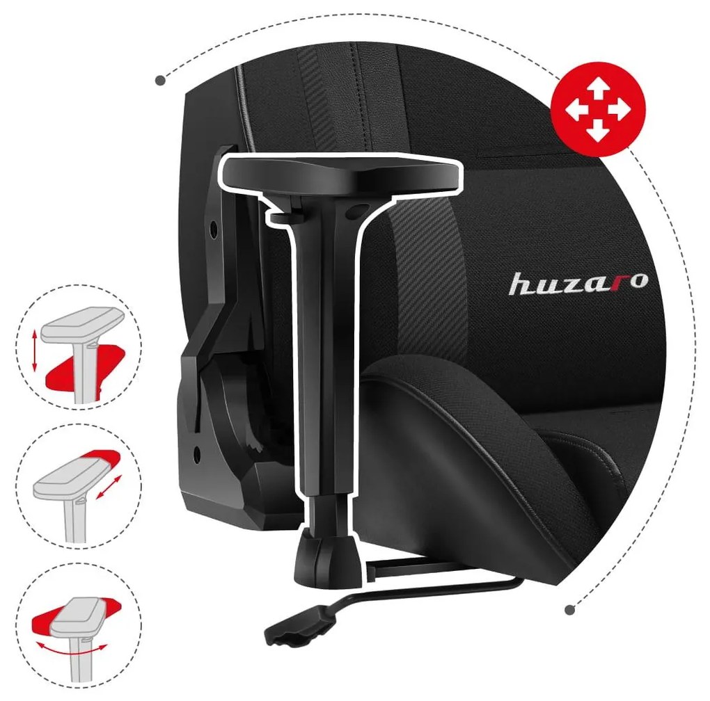 Herné kreslo Fusion 7.6 (čierna). Akcia -19%. Vlastná spoľahlivá doprava až k Vám domov. 1087491