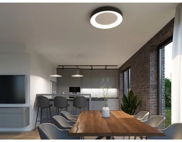 LED2 - LED Stropné svietidlo BELLA LED/40W/230V 3000/4000K čierna