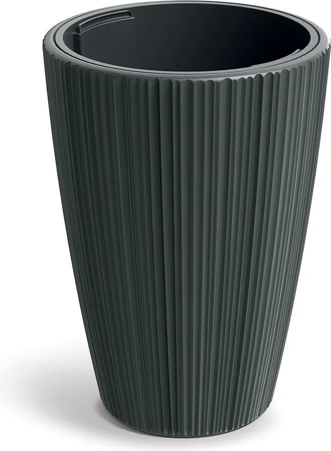 Kvetináč Oros tmavosivý