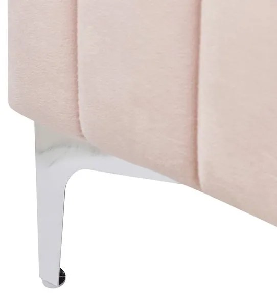 Čalúnená posteľ 160x200 cm Laraine (ružová) (s roštom). Vlastná spoľahlivá doprava až k Vám domov. 1035511
