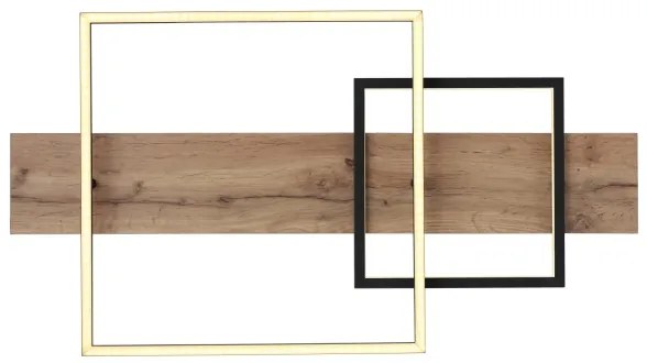 Globo 67289D1 - LED Stropné svietidlo VANNI LED/24W/230V hnedá/čierna