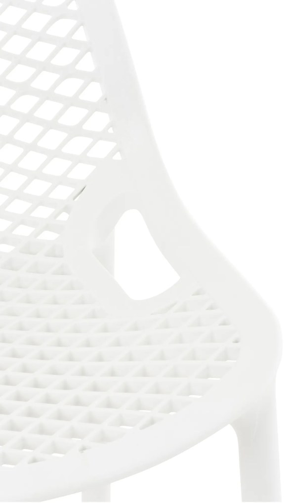 Plastová barová stolička DS10778434 - Biela