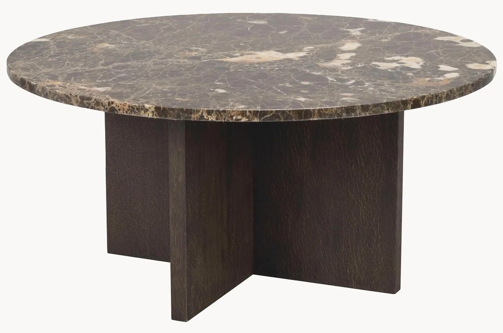 Okrúhly konferenčný stolík's mramorovou doskou Brooksville