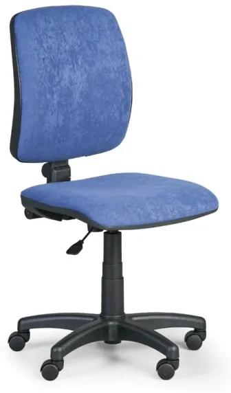 Euroseat Kancelárska stolička TORINO II bez podpierok rúk, modrá
