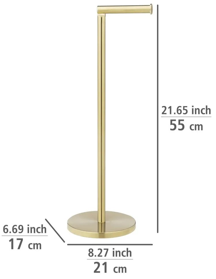 Stojan na toaletný papier z nerezovej ocele - Wenko
