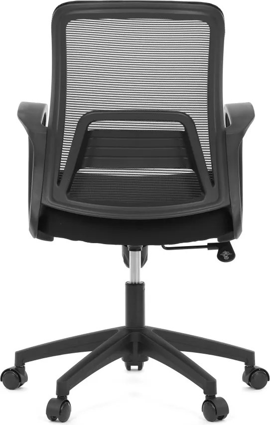 Kancelárska otočná stolička NERO — látka, čierna