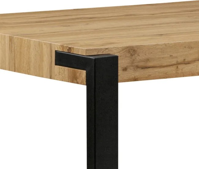 Jedálenský stôl 140x88 cm HT-725 OAK divoký dub