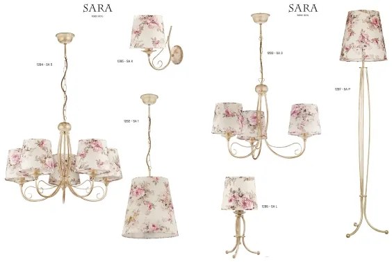 JUPITER 1287-SAP - Stojanová lampa SARA 1xE27/60W