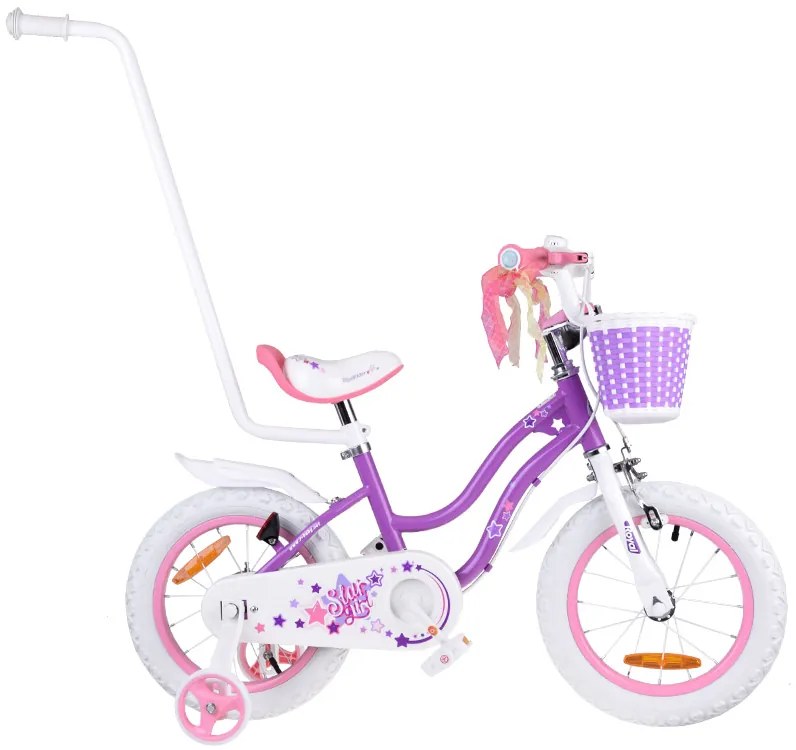 Detský bicykel STAR GIRL 14 RoyalBaby RB14G-1 - fialový