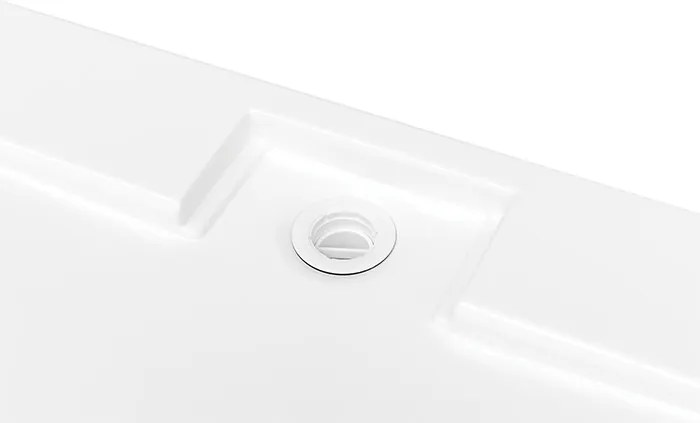 Besco Štvorcová sprchová akrylátová vanička AXIM SQ 80x80 (90x90) UltraSlim BESCO-Rozmery: 80x80