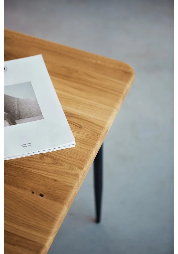 Jedálenský stôl z dubového dreva 160x90 cm Kula - The Beds