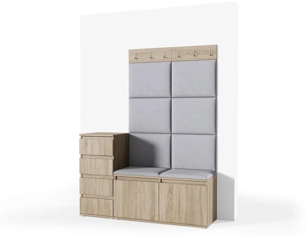 Predsieňová stena AMI 34 Sivá I Biela