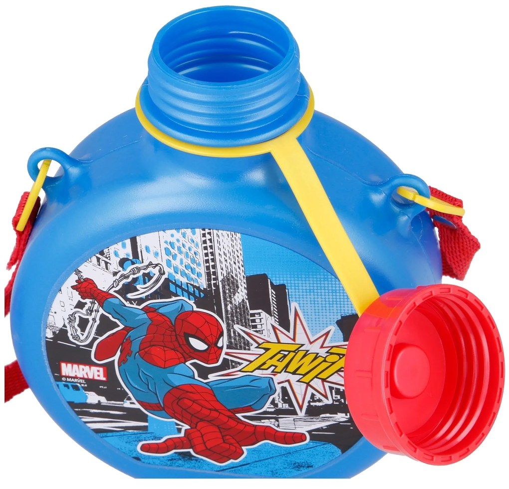 Detská plastová čutora na pitie Spiderman - MARVEL - 670 ml