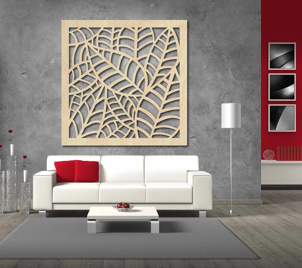 Vyrezávaný drevený obraz na stenu - STRONG: Prírodná preglejka - Topoľ natural Rozmer 20 x 20 cm 3800-38425 PR0201HEU+