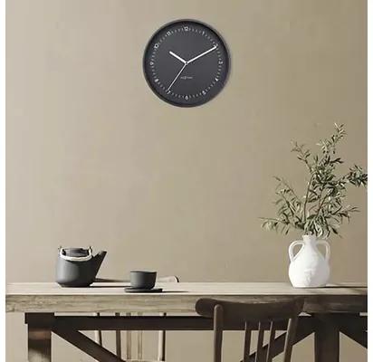 Nástenné hodiny NeXtime Berlin Ø30 cm čierne
