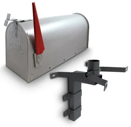 Sammer Americká poštová schránka v striebornej farbe HD13460