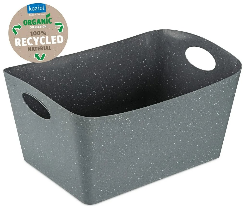 Koziol Úložný box Boxxx L Organic sivá, 15 l, 31 x 48 x 23,7 cm