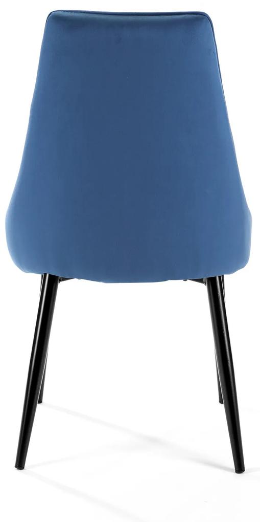 Jedálenská stolička Selvaraj (tmavo modrá) (4ks). Vlastná spoľahlivá doprava až k Vám domov. 1069581