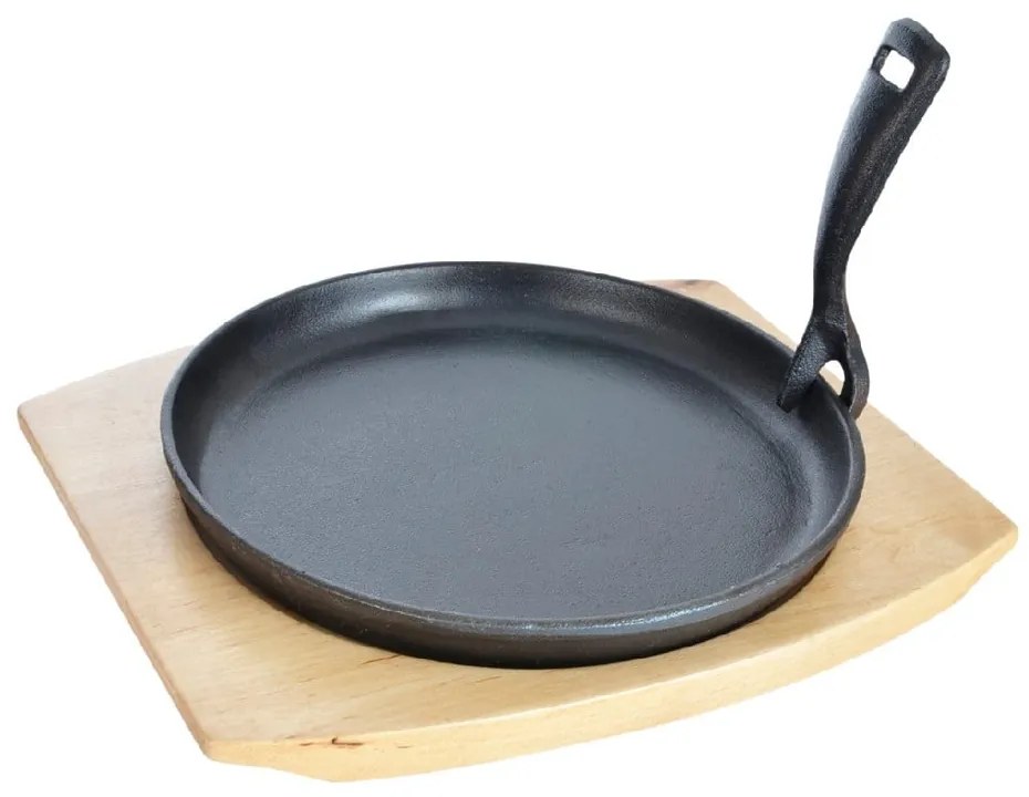 Grilovacia liatinová panvica s odnímateľnou rukoväťou ø 22 cm LITINA – Orion