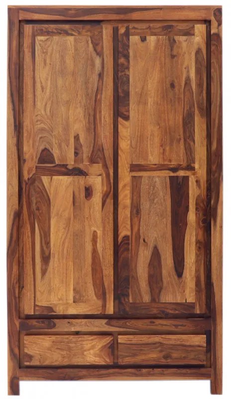 Skriňa Gani 110x200x60 z indického masívu palisander Natural