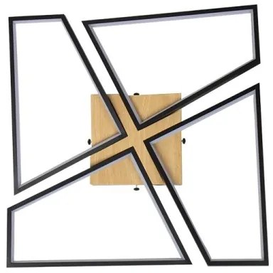 LED Stmievateľné stropné svietidlo LED/115W/230V 3000-6500K hnedá/čierna + DO