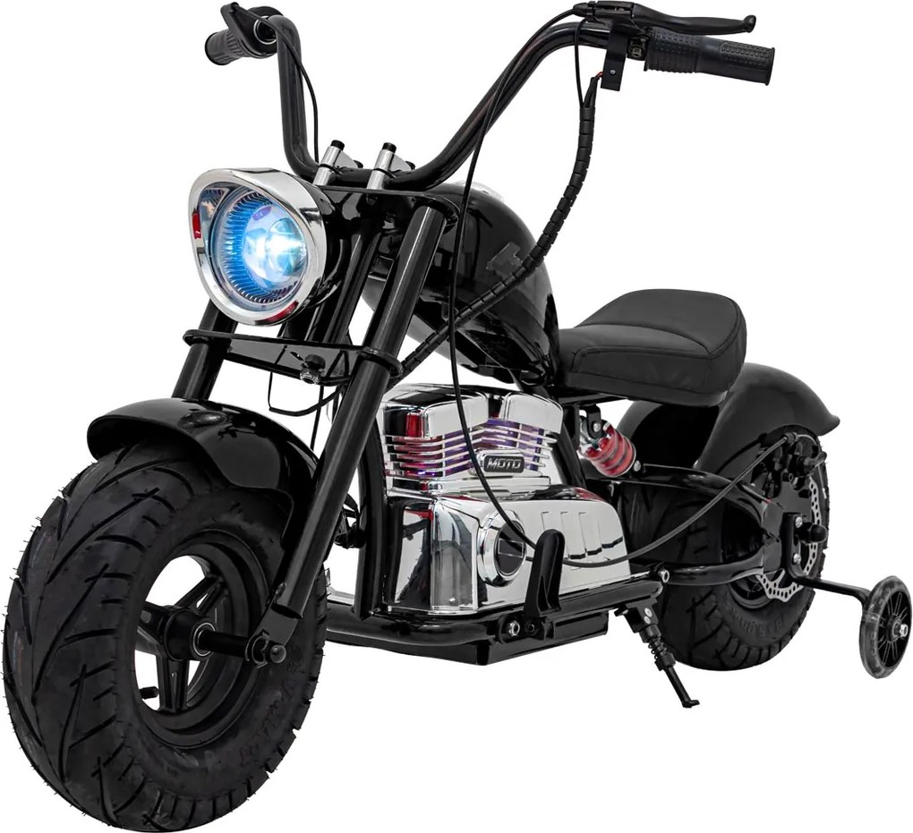 Ramiz Chopper Warrior Motocykel čierny