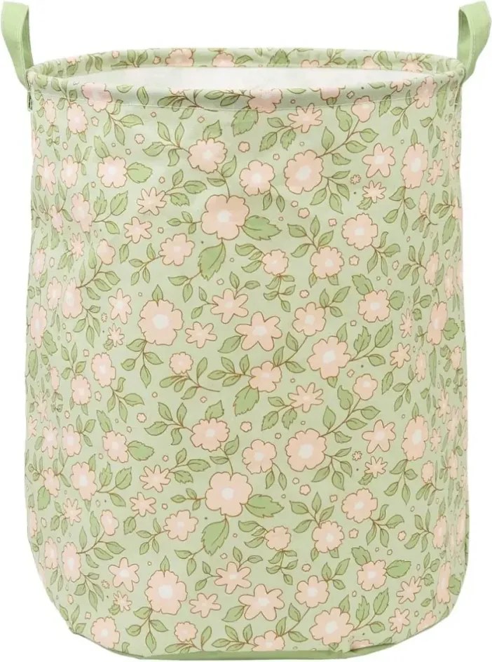 Úložný kôš na hračky kvety šalvia o 40 cm