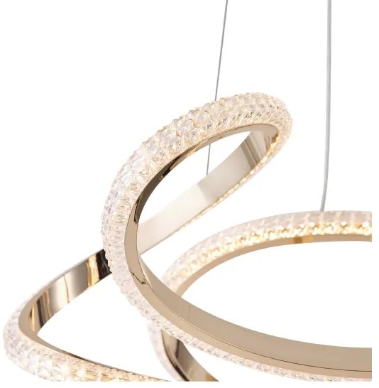 LED Luster na lanku LED/24W/230V 3000K 50x120 cm