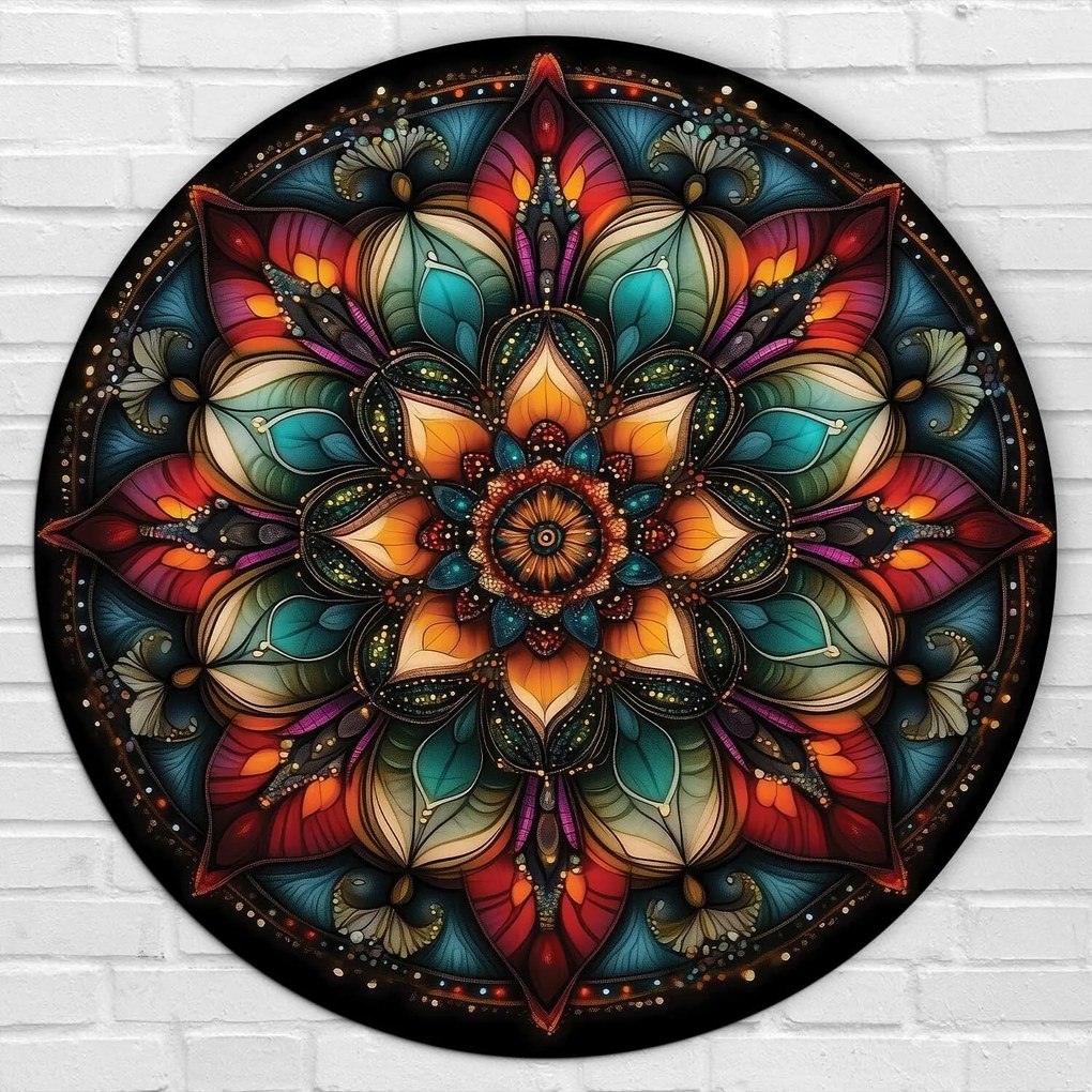 DUBLEZ | Farebný obraz - Mandala Svetla