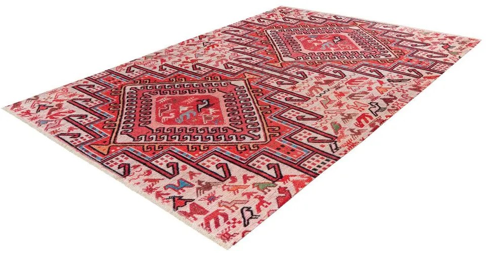 Obsession, Kusový koberec My Ethno 264 multi – na von aj na doma, 150x230, viacfarebná, obývacia izba