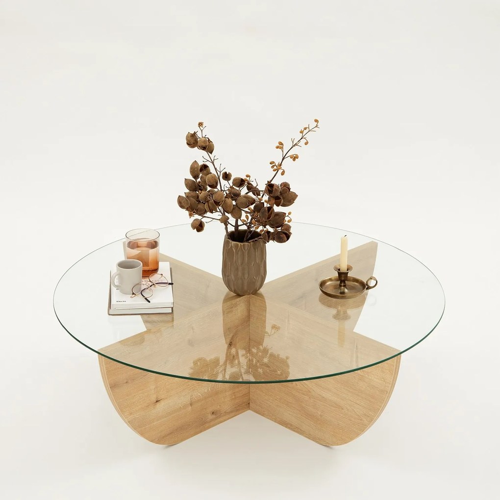 Konferenčný stolík Lily dub safírový