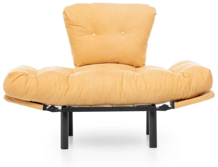 Kreslo Nitta jednomiestne horčicovo žlté