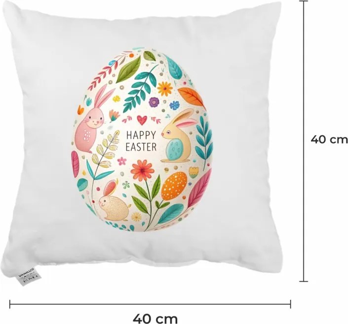 Dekoratívny vankúš Easter Egg 40x40 cm EMI
