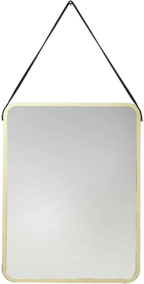 Nástenné zrkadlo v zlatej farbe Kare Design Salute