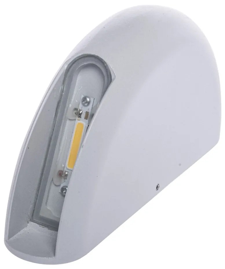 EUlight Exteriérové nástenné LED svietidlo Wall, 1x LED 3w, biela