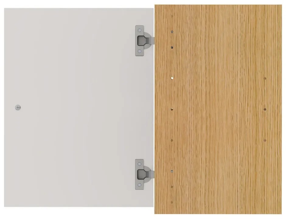 Sivý modulárny policový systém 33x43.5 cm Z Cube - Tenzo