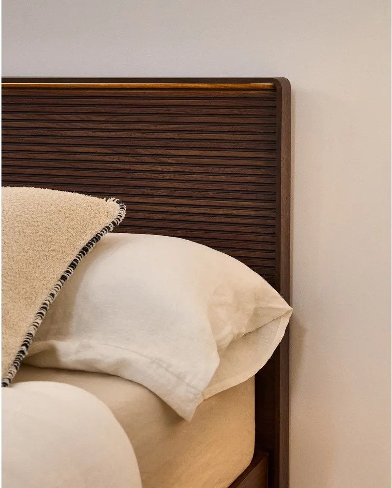 Hnedé čelo postele 192x91 cm Norlen – Kave Home