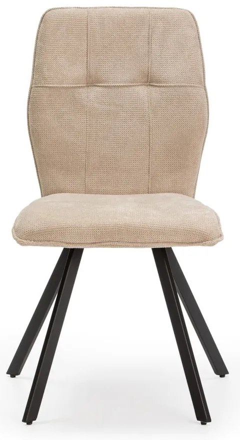 Béžové jedálenské stoličky v súprave 4 ks Mery - Marckeric