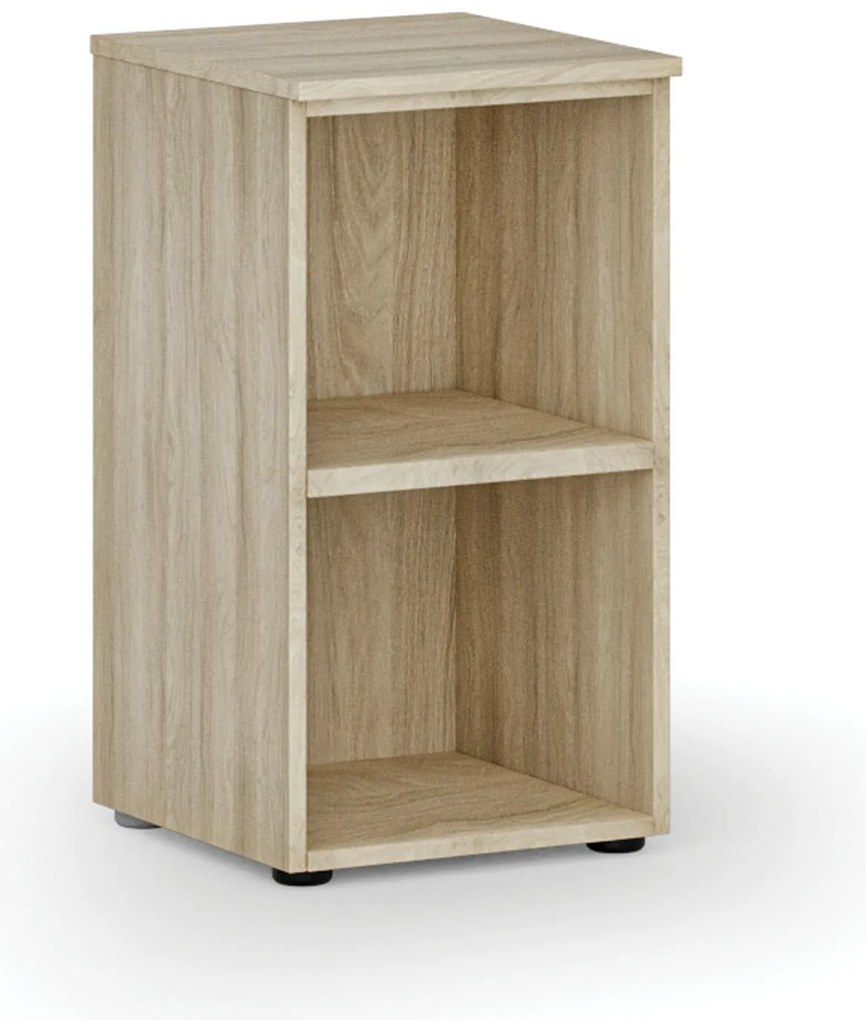 Kancelársky regál PRIMO WOOD, 400 x 420 x 740 mm, dub prírodný