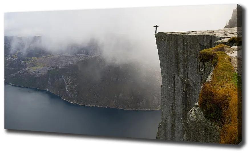 Foto obraz na plátne Nórsko útes pl-oc-140x70-f-106891246