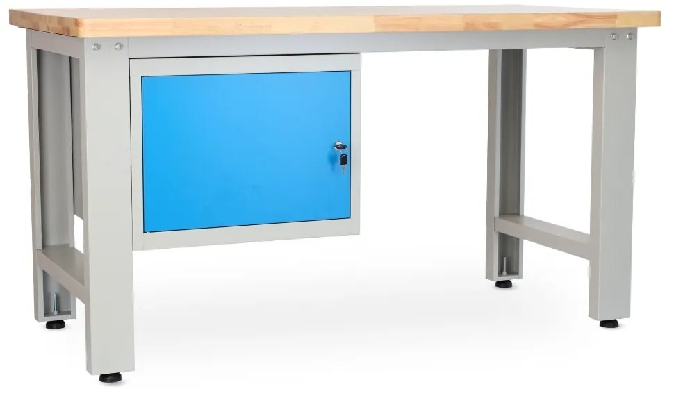 Dielenský stôl Solid OAK-10, 150 cm, závesný box, dub