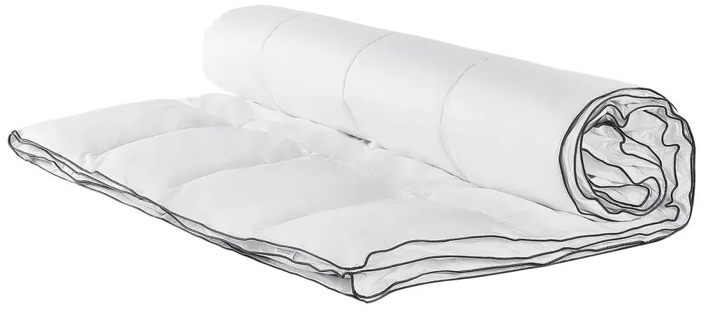 Celoročná posteľná prikrývka z mikrovlákna 200 x 220 cm TELENO Beliani