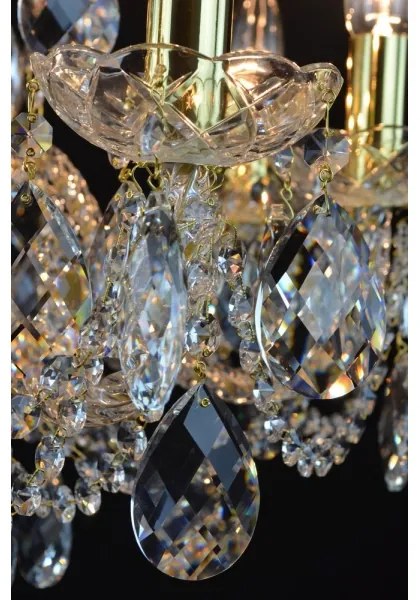 Wranovsky JWZ125122230 - Krištáľový luster na reťazi MARIERA 12xE14/40W/230V