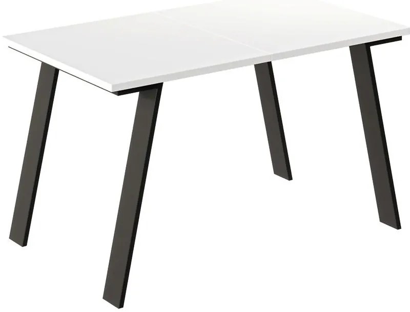 Rozkladací stôl Liwia 130/210x80cm Biely lesk
