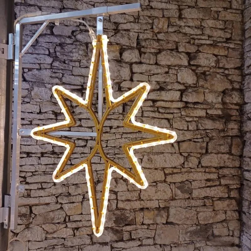 DECOLED LED svetelná hviezda pre VO 3D tlač, 60x90 cm, teplá biela