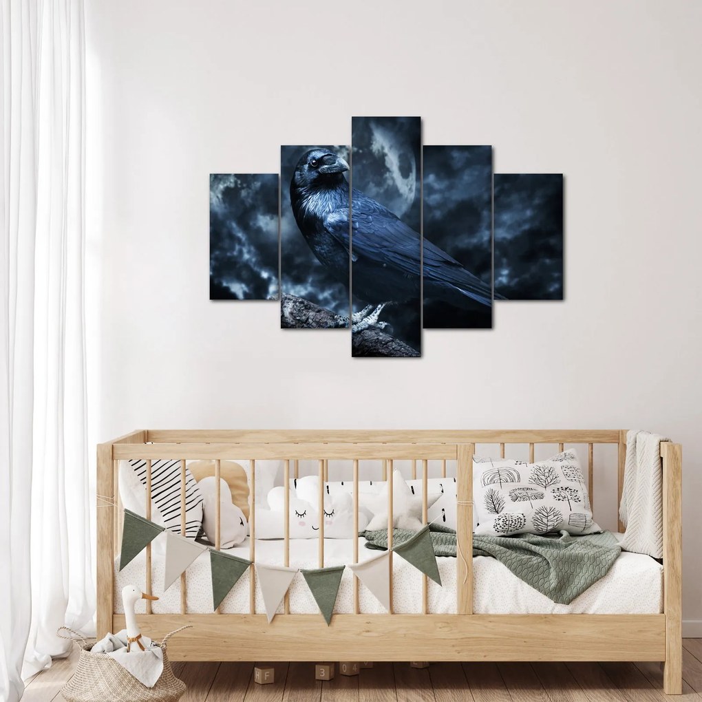 Obraz - Havran (150x105 cm)
