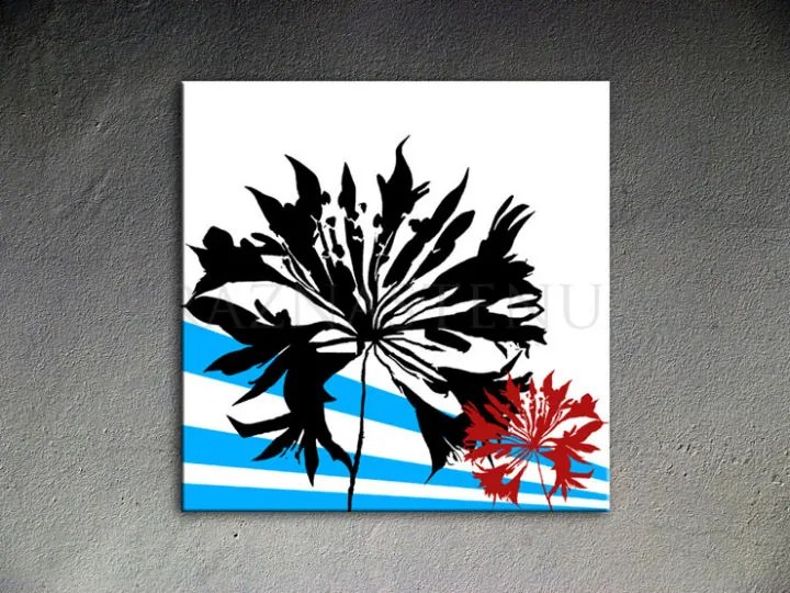 Ručne maľovaný POP Art obraz Flower | rôzne rozmery