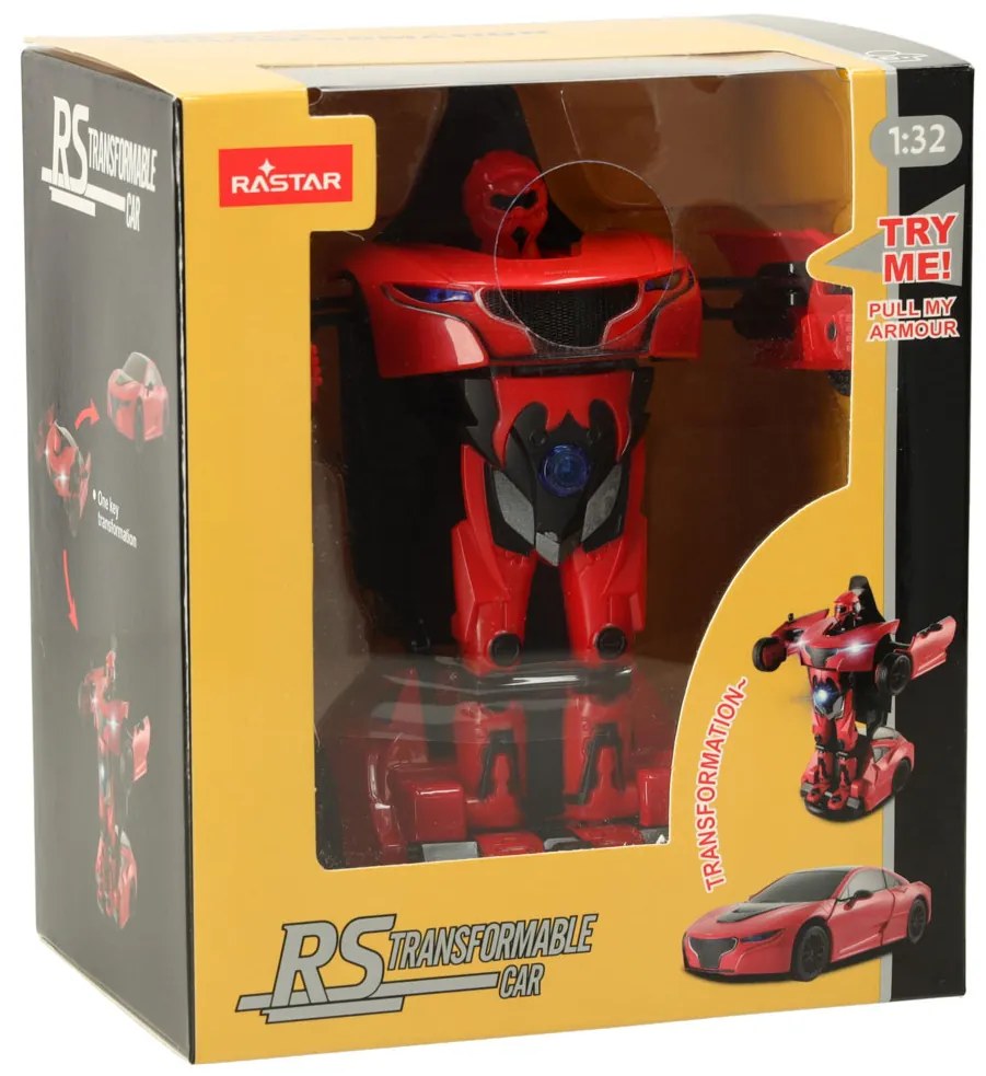 KIK GIMMIK Mini Transformer Die Cast 1:32 RTR červený