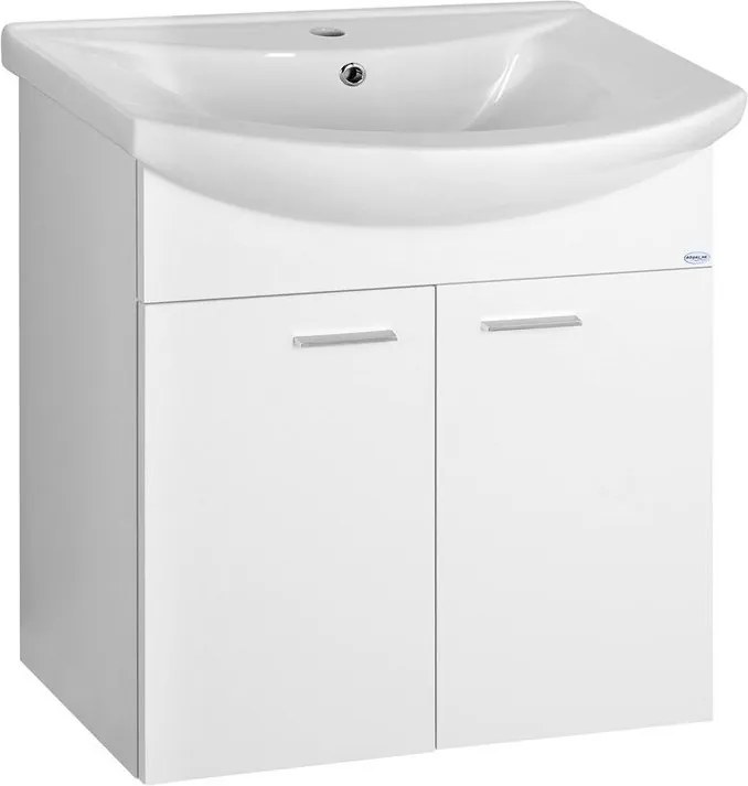 Zoja 51063 umývadlová skrinka 61,5x74x32 cm, biela, 2x dvierka
