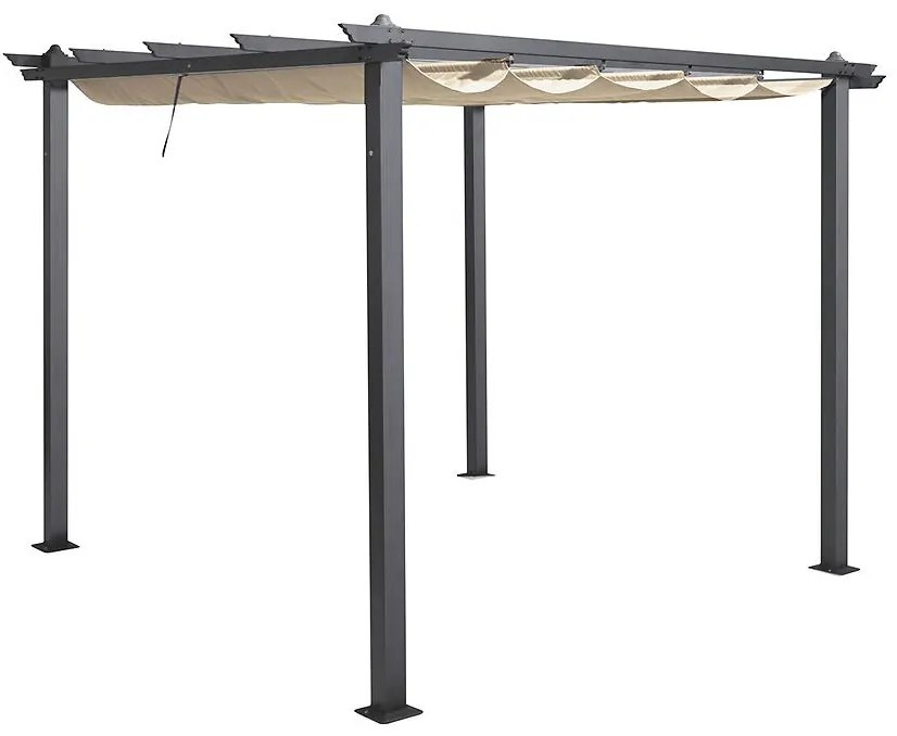 Záhradný pavilón / pergola Pescara 3x4x2.35m béžový